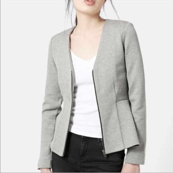 Topshop peplum blazer jacket - Picture 4 of 9